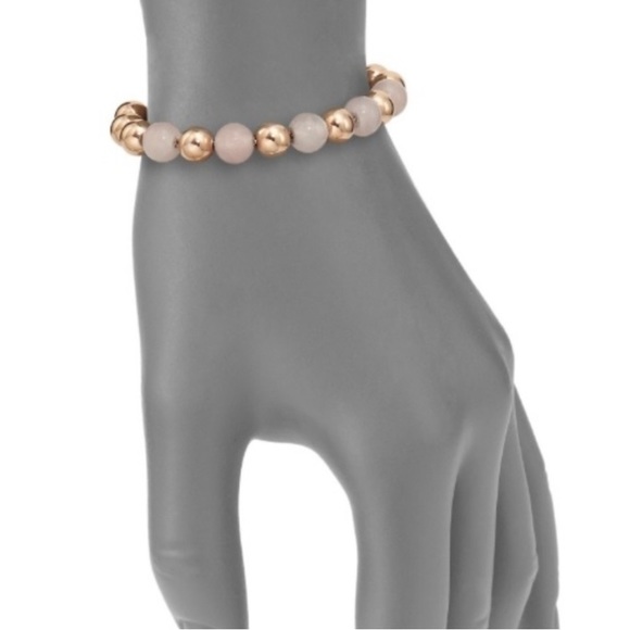 Michael Kors Slider Rose Quartz Bead Bracelet - Picture 6 of 6
